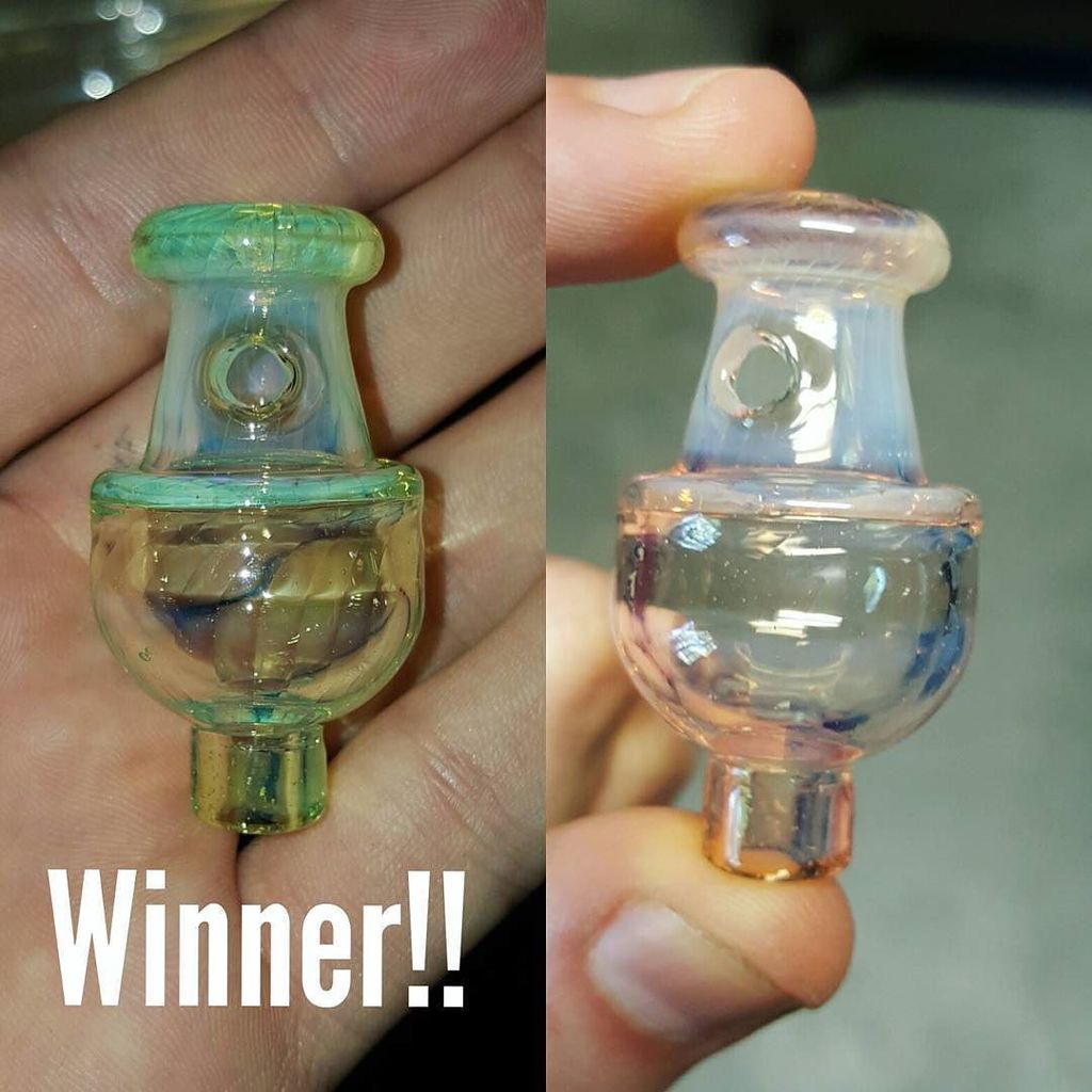 trappedglass's tweet photo. 🎉 And the Winner for this Sunset Slyme Bubble Cap is!! @mrpickles420 Congrats man! I'll send you a DM right now. 🎊… https://t.co/yl3WdZaec6 https://t.co/cdztID1S1c