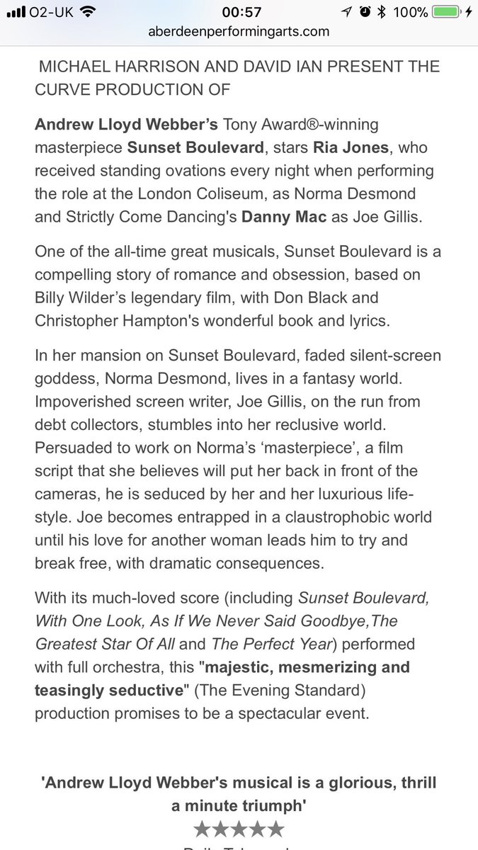 Pinkkimmy1's tweet photo. Get shouting about this now !! @1906Aberdeen #SunsetBoulevard @SunsetBlvdUK @RiaJones67 @meunierjames #backtoscotland # https://t.co/f3AO2xvCPj
