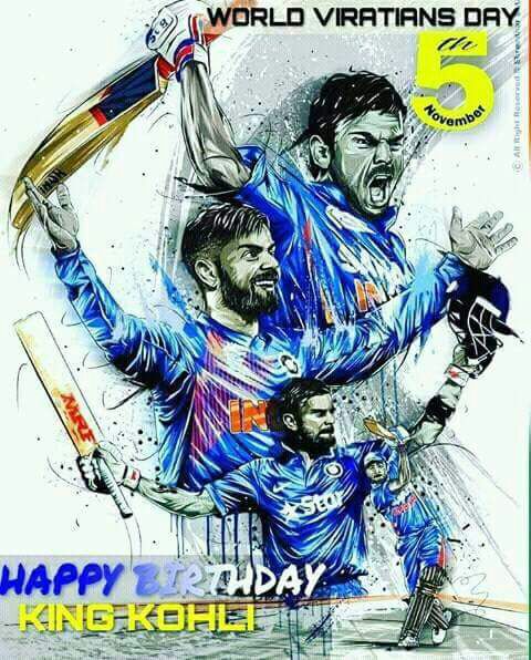 niravvk1926's tweet photo. #HappyBirthdayVirat #legendsareborninnovember #runmachine #runchaser #agrresive #stylishactor A very happy birthday to @imVkohli https://t.co/8KizcOWa13