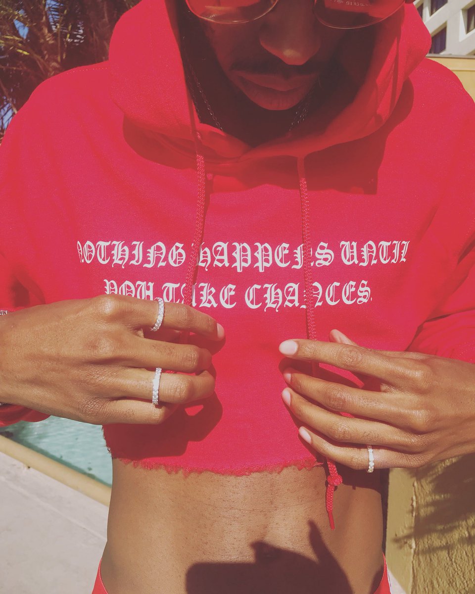 fsclclothes's tweet photo. NOTHING HAPPENS UNTIL YOU TAKE CHANCES https://t.co/B8qvIH3sYH
