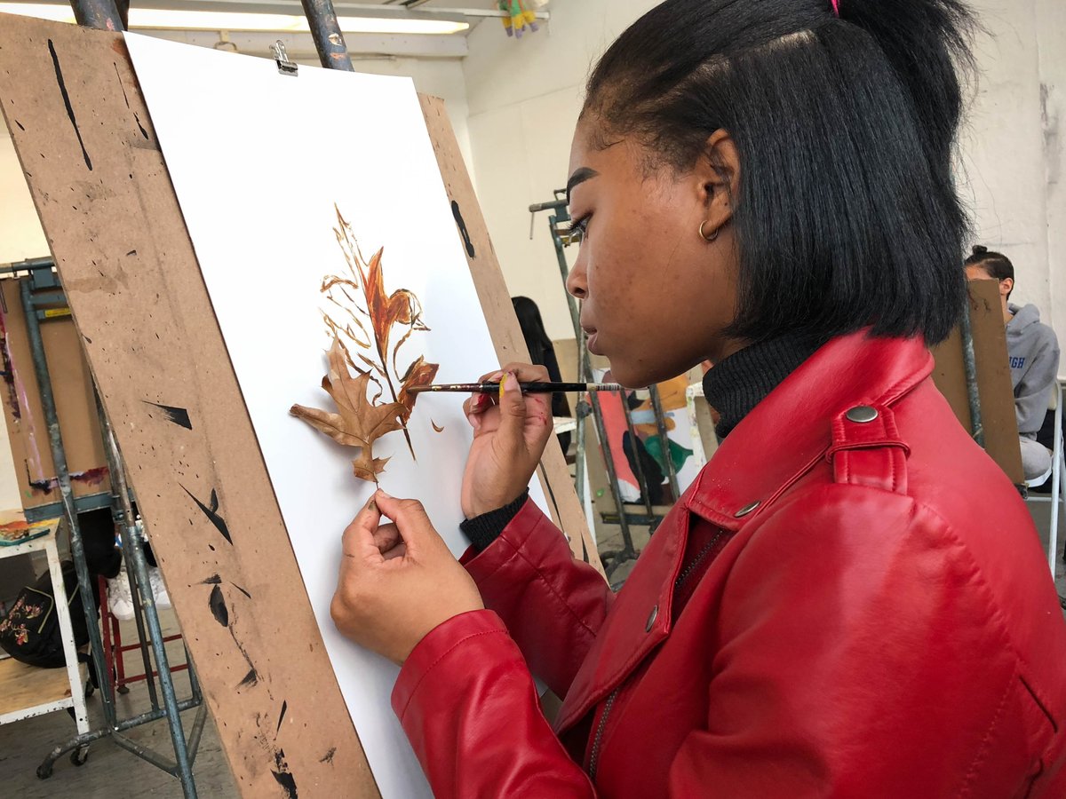 CooperSatPro's tweet photo. SatPro Painting students really understand the difference between looking and SEEING. #cooperunion #saturdayprogram https://t.co/uHHXzonPKq
