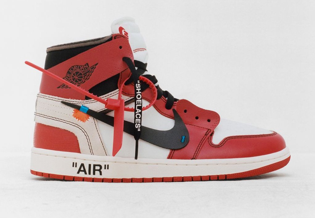 J23app's tweet photo. Off-White x Air Jordan 1 is the #ComplexCon Sneaker of the Year https://t.co/Ju6Fk6MJw3