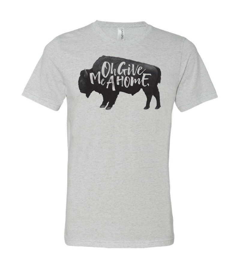 kinfolkcreated's tweet photo. @SmithsonianMag This is fantastic! Grab our ‘Oh Give Me A Home’ tee and celebrate! https://t.co/3FnInFSW2v #buffalo #onelvco @kansashistory https://t.co/o78gWazflc