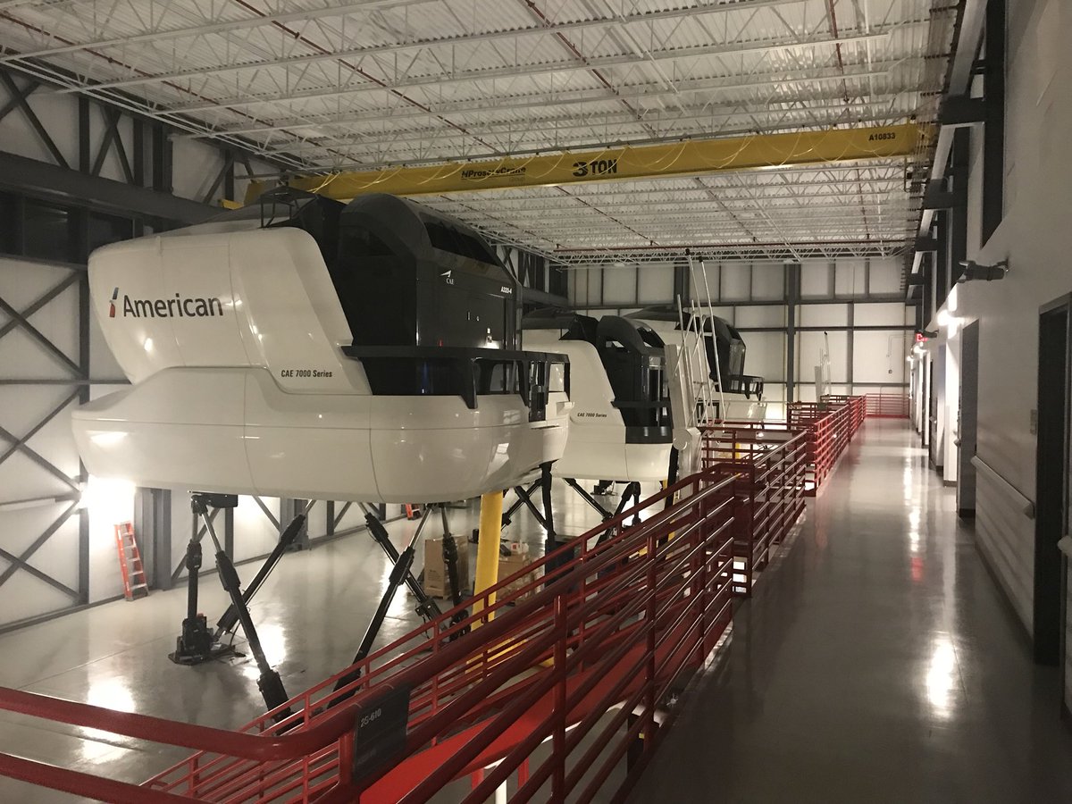 fromtheleftseat's tweet photo. I’m good for another 9-months! 😀#AApilot #AAflightacademy @AmericanAir @AirbusInTheUS #A320 flight simulators #DFW https://t.co/pdxRPYEseE