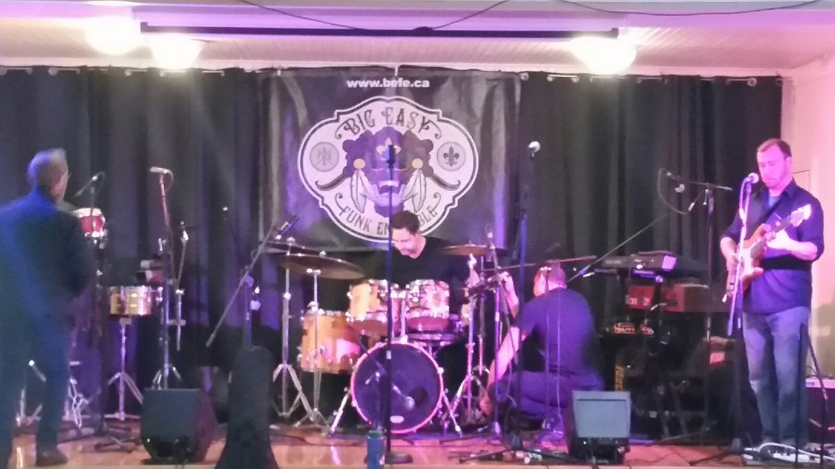 Legion_of_Sound's tweet photo. Sound check at Ocean Park Hall with @bigeasyfunk  the party kicks off soon #surreybc #funk #livemusic https://t.co/WslDXpRGxK