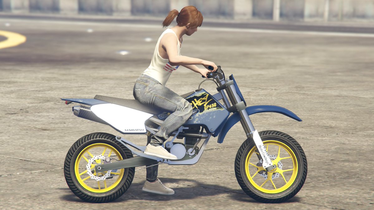 O Xrhsths カルン Sto Twitter レア車その18 サンチェス ホイール交換のみです 前後オーバーロードへ変更したのに何故か前が別ホイールに Gta5 Gtaonline Gtao Gtaオンライン