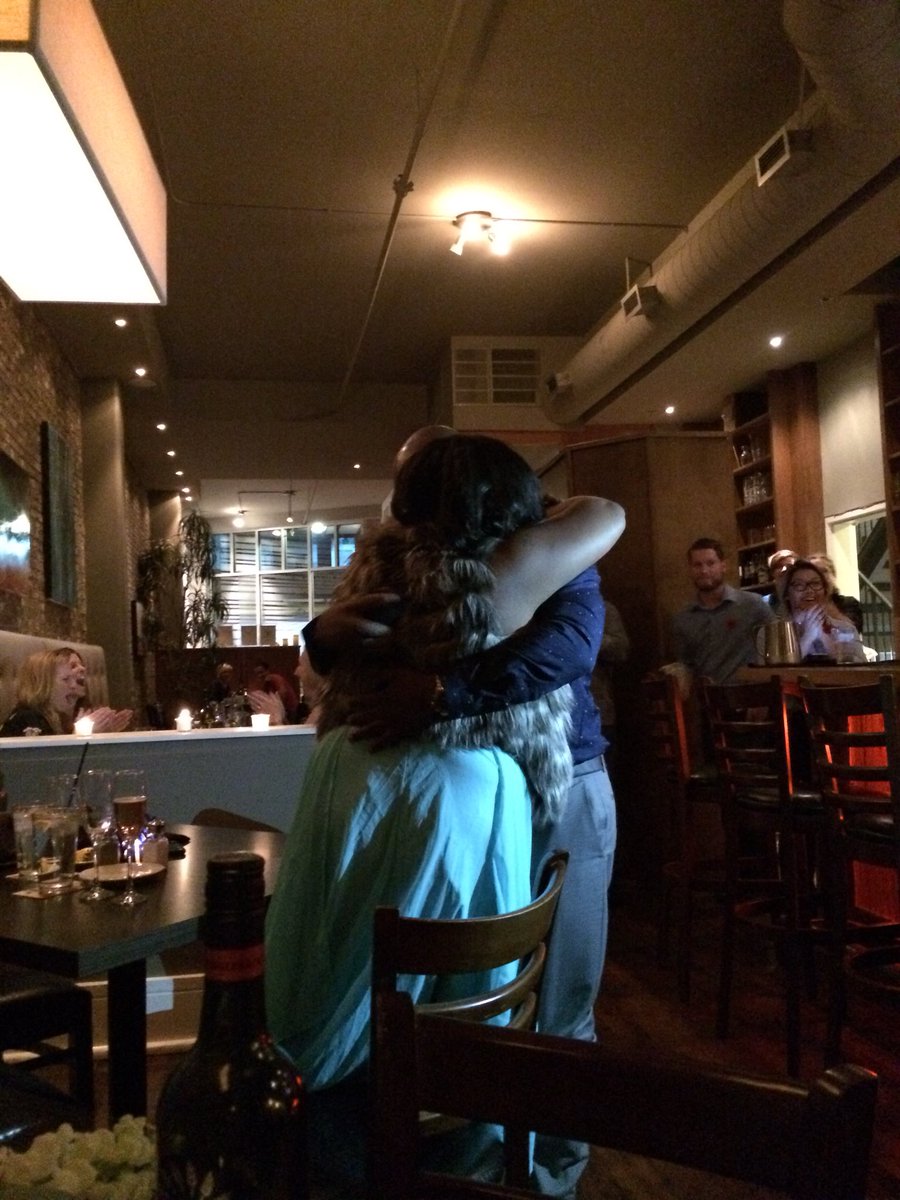 Awesome night, great food, beautiful friends &amp; a marriage proposal to boot! <a href="/BluDuby/">Blu Duby</a>