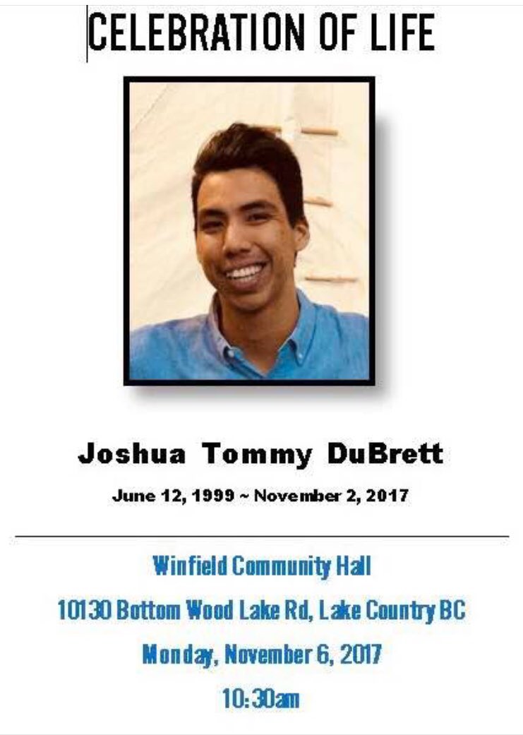 Celebration of Life <a href="/DubrettLax99/">Joshua</a>