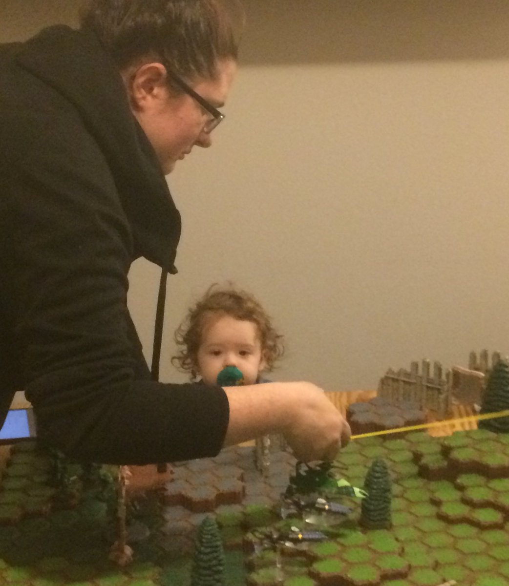 Panicpronegames's tweet image. Our little helper. For the Emperor buddy!! @panicamanda4! #warhammer40k #warmongers