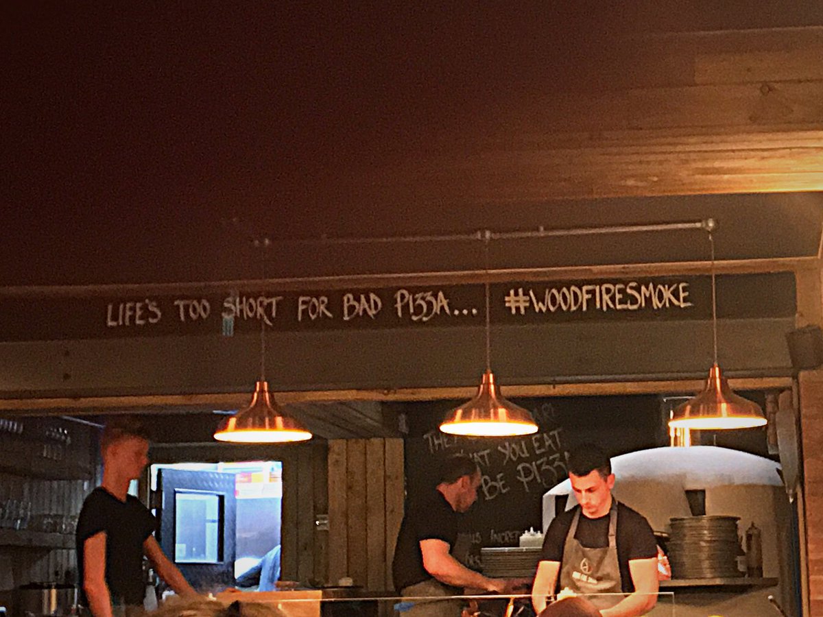 A beautiful thing has arrived in #wilmslow, <a href="/woodfiresmoke/">Wood Fire Smoke</a> creates the best #pizza outside of #italy. #byo #Foodies #amazing #thankyou