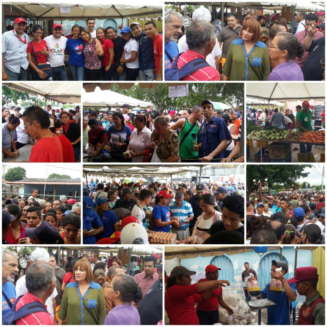 JuanFrias4F's tweet photo. Mercado Popular en el Mcpio. Barinas sector La Caramuca con nuestra candidata a la alcaldía @NancyPerezPSUV por la #BarinasPotencia https://t.co/7GgV3iQFMV