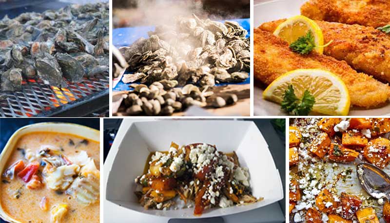 NCFreshCatch's tweet image. Fireside oyster roast, Community Fish Fry, Spanish Seafood Chowder, Braised Brisket &amp;amp;Chicken. Sat. 11/11 DWTN Durham ncfreshcatch.com