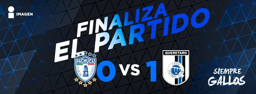 ¡GANAMOS!

¡Gracias por su apoyo!

#SiempreGallos