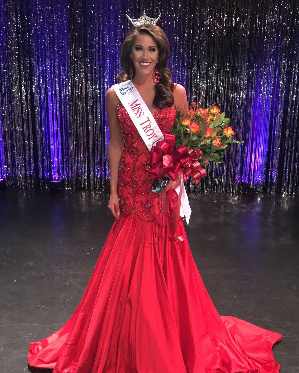 OUR SISTER @madisonneal27 IS THE NEW MISS TROY UNIVERSITY