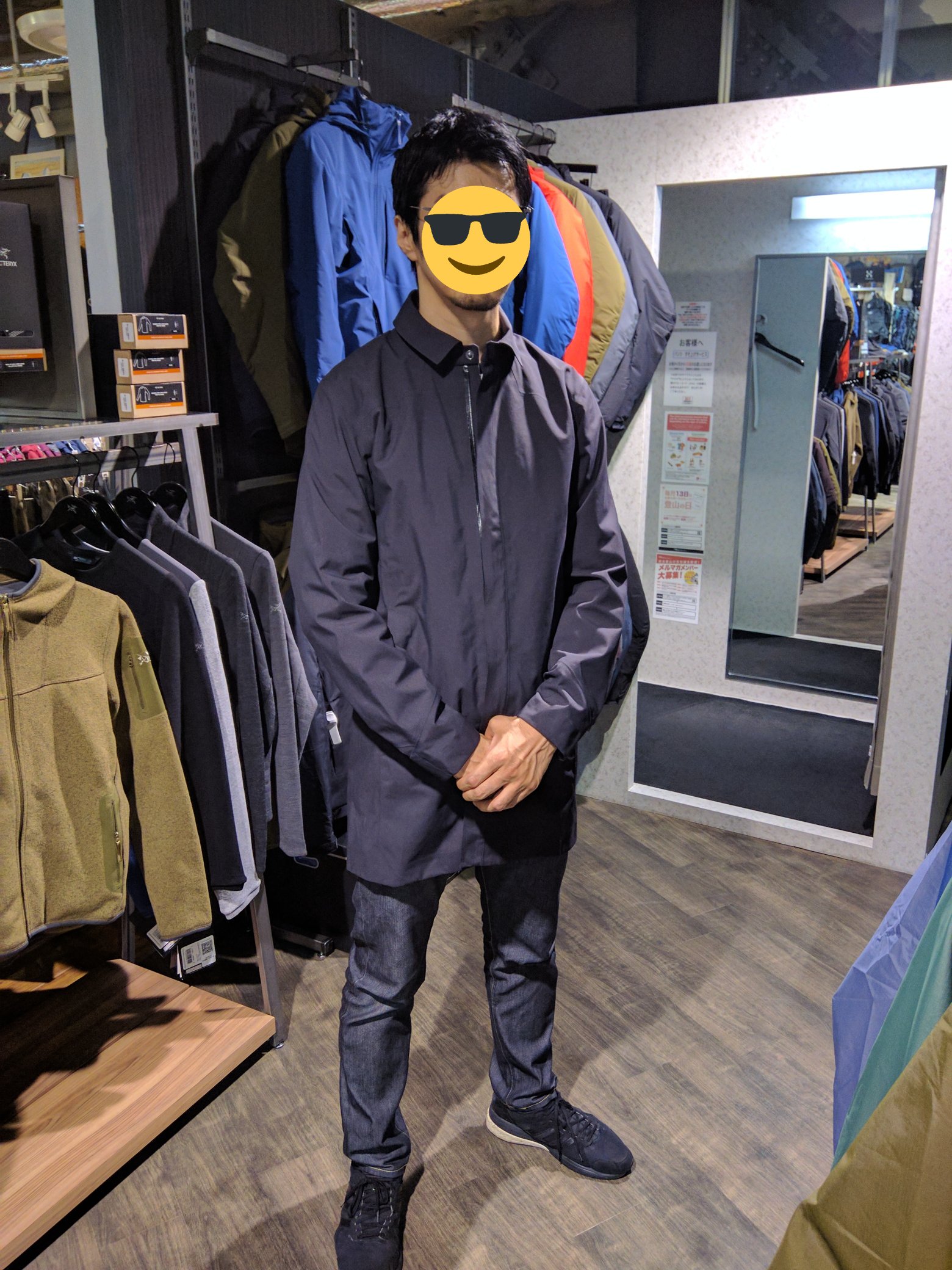 上品な ARCTERYX KEPPEL ケッペル トレンチコート GORE-TEX トレンチ