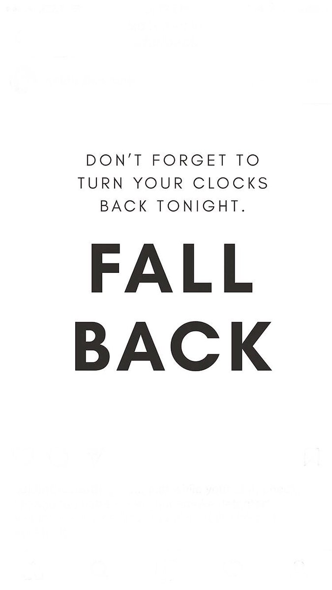 FoundationPila1's tweet photo. ✨ Turn your clocks back an hour before you go to bed tonight ✨ https://t.co/Kyq1vsx1Wv