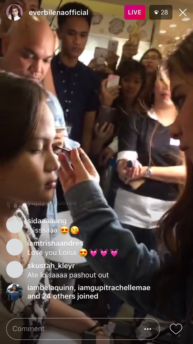 whatsnextcookie's tweet photo. IG Live everbilenaofficial @EverBilenaPH
ingay may chants habang nagmamakeup si @iamAndalioLoisa 😂
LOISA EverBilenaMalltour #EBSecretsOut https://t.co/6eflMW18dW