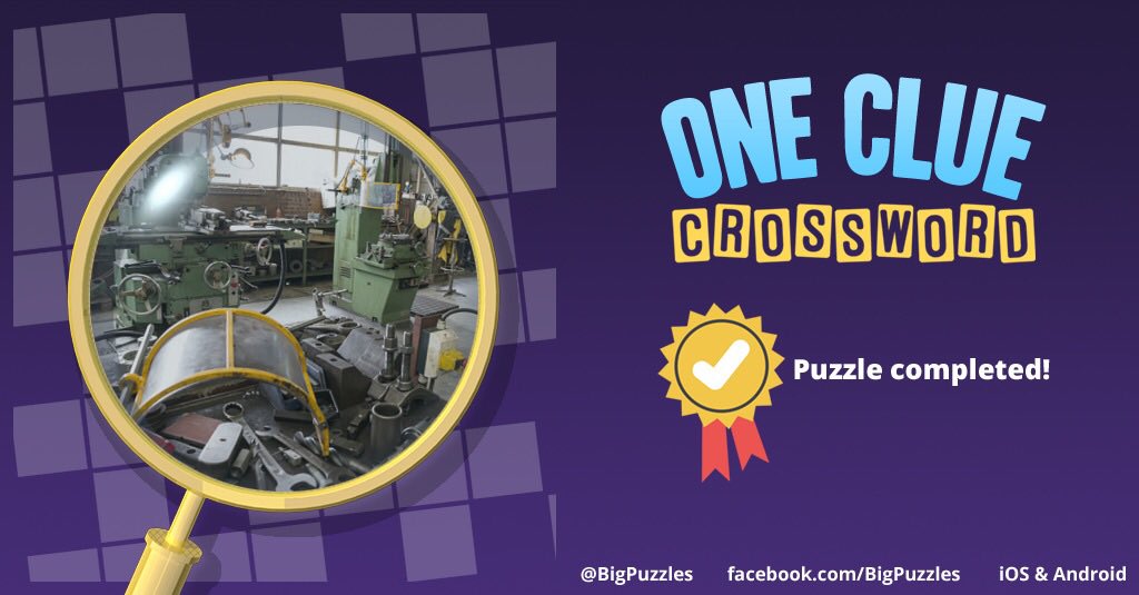 I completed a puzzle in One Clue Crossword. Play now for free!
onecluecrossword.com #OneClueCrossword