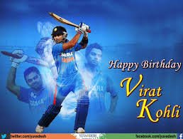 Happy birthday virat kohli    