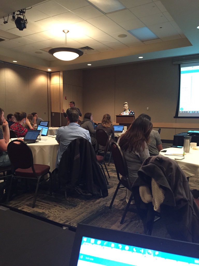 MrJBlair's tweet photo. @park_star Ice made an appearance at the desmos workshop #sum2017 #iftheresaproblemyoillsolveem https://t.co/75U7IviYqR