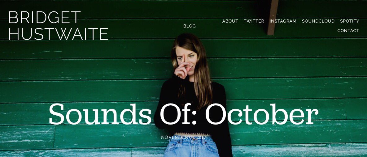 BLOG TIME! My fave sounds from October are hereeee:
bridget-hustwaite.com/blog/2017-soun…