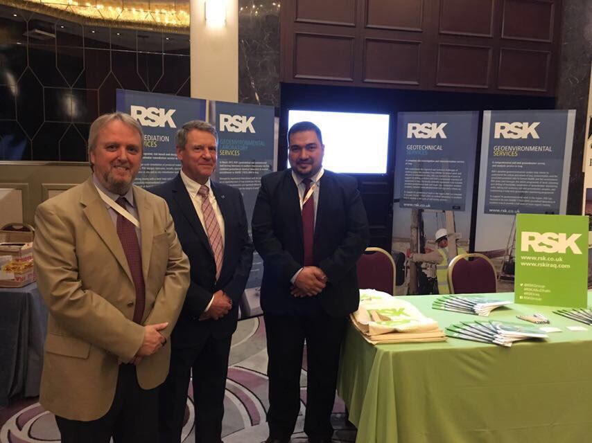 tradegovukMEaP's tweet photo. DIT 🇮🇶 delighted to meet 🇬🇧 RSK at #BasraOGI. #RSKiraq accredited by https://t.co/LhkK3KHbTl for important environmental protection work https://t.co/XthYuyXC5s