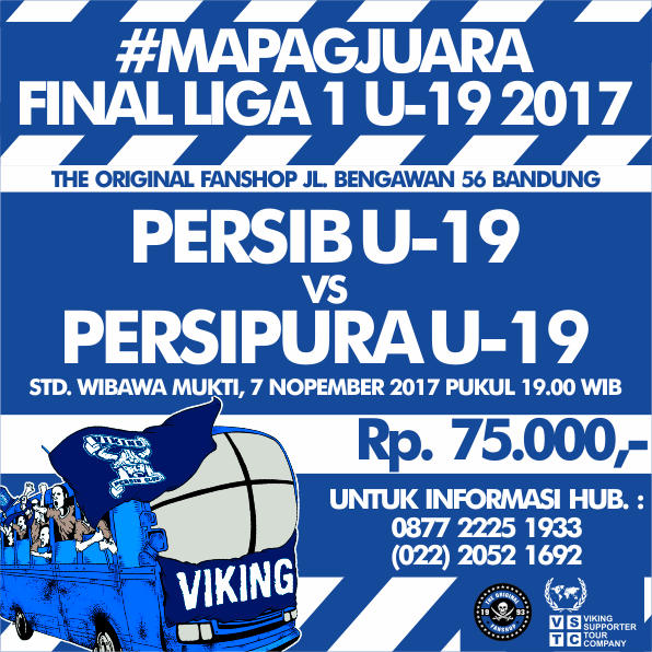 #KonvoiKeun Final Liga 1 U-19 antara PERSIB vs Persipura !! asa inget final ISL 2014, tanggalna sarua lur, pasti juara na ge sarua..kuy ah !