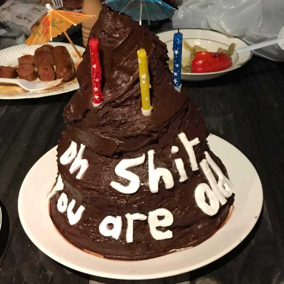 genetis's tweet photo. I got a shit cake and a shit chart for my #birthday. In urgent need of #MakeoverMonday action! #OhShitIAmOld #ChartPie #PieChart https://t.co/87FwvXt8NN