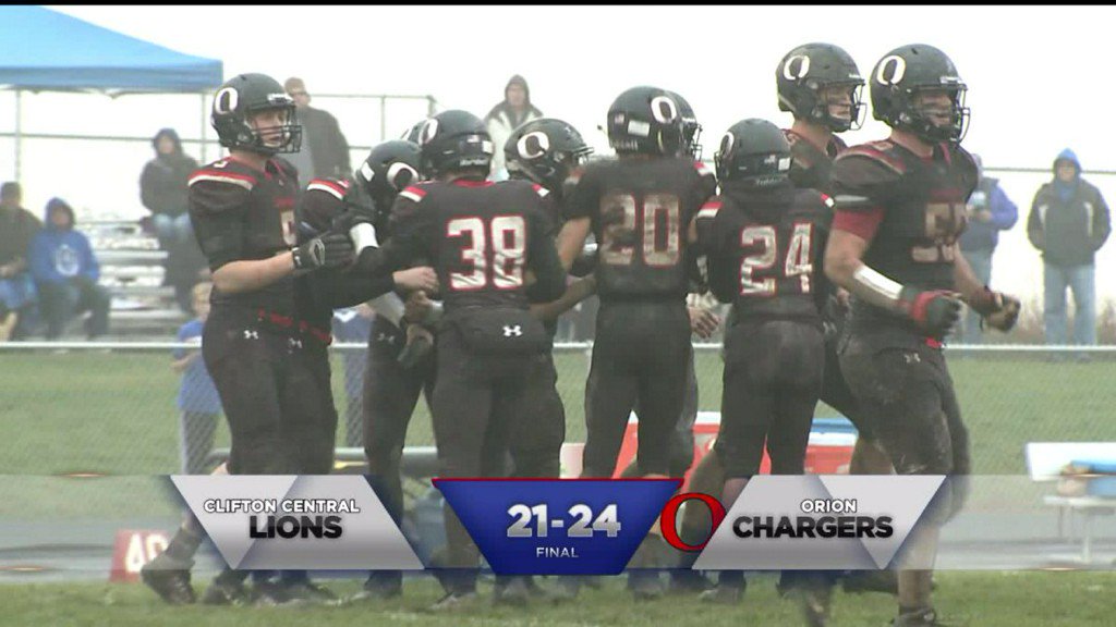 wqad's tweet photo. Orion gets late Field Goal advance to Quarterfinals https://t.co/2QSD7aaCMc https://t.co/RNWitWn7Vp