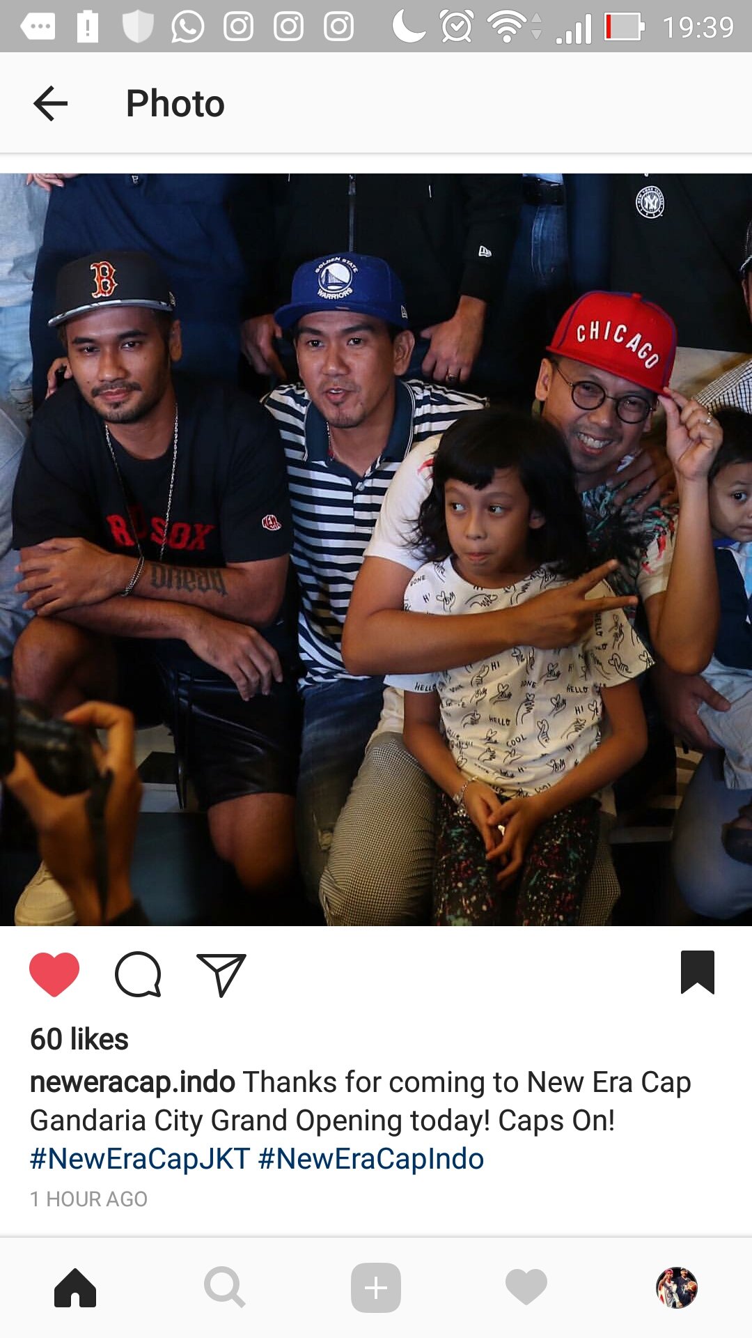 new era cap gandaria city