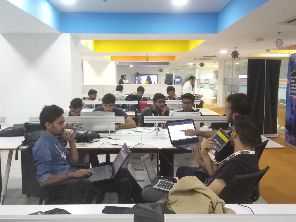 EY_India's tweet photo. Intense coding continues at the #EYHackathon in Delhi-NCR #Digital #IntelligentAutomation https://t.co/mK3nMzvhlj