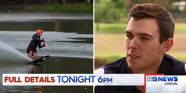 TONIGHT: The visually impaired young man taking on extreme sports. <a href="/Jo_Hall9/">Jo Hall</a>  has the story in #9NewsAt6
