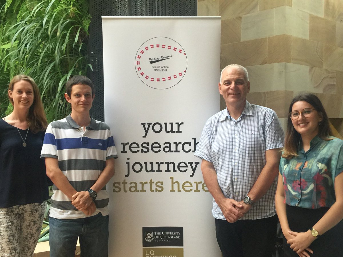 FaffRobert's tweet photo. #Pitchdoctor (re)congratulating UQuAPS PR comp wnrs:  @ShariOBrien12 (2016) Jon McCullough (2015) Kyna Conn (2017) @uqbs @UQ_News @FIRN_AUS https://t.co/bm5jd53odS