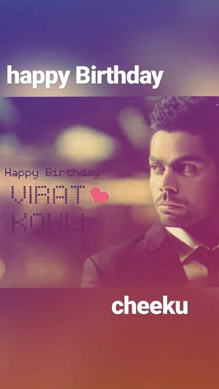 Happy Birthday virat kohli 