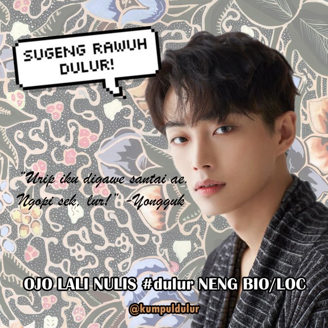kumpuldulur's tweet photo. Sugeng rawuh dulur @uktyeon monggo mlebet ing Joglo 1 (Jateng). Mugi-mugi sampeyan krasan ing mriki #kumpuldulur https://t.co/3wa8hTBKZX