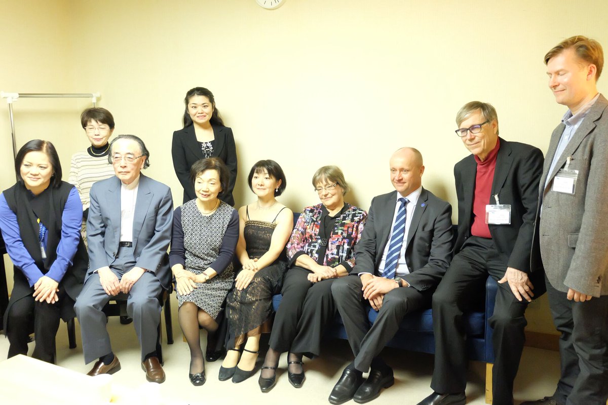 Finland100Staff's tweet photo. 昨日は「Finland 100 Music History I&amp;II」に多くのご来場賜りました。本当にありがとうございました。第1部は駐日フィンランド大使のご来場賜り、Satu Jalasさんはじめフィンランドのゲスト、出演者とご面会。詳細報告は追ってウェブサイトでも。 https://t.co/k3iC8SftIn