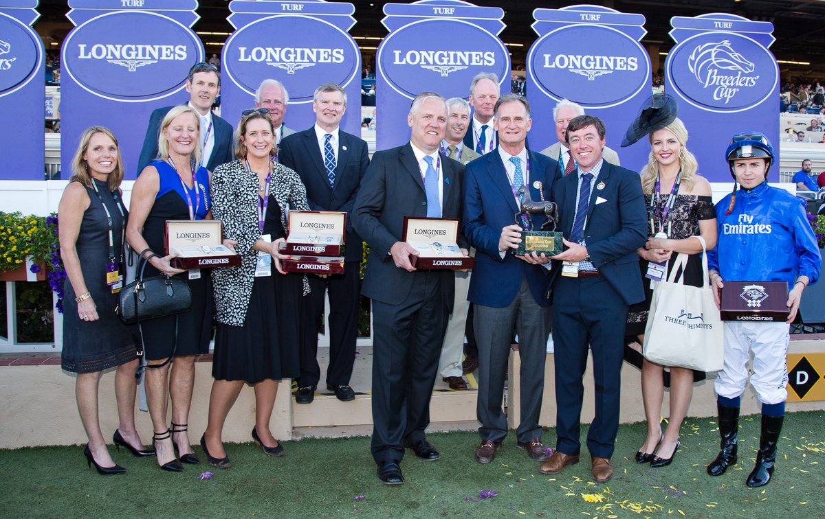 Three_Chimneys's tweet photo. TALISMANIC (GB) captured the Breeders’ Cup Turf (G1)! Congratulations to breeder/owner @godolphin! #BC17 #breederstrophy #threechimneys https://t.co/NFN6ovm3UX