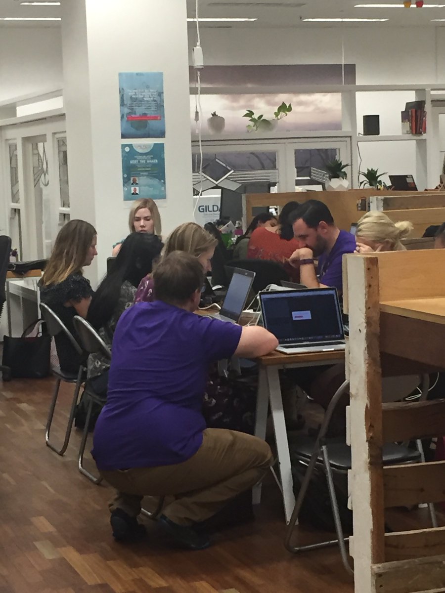 space3ed's tweet photo. #PerthWebGirls was all weekend at Spacecubed. Full house learning to code with more coming in 2018! @bhp @thoughtworks @RACWA #robertwalters https://t.co/qjWbzLaZh6