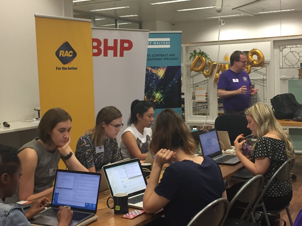 space3ed's tweet photo. #PerthWebGirls was all weekend at Spacecubed. Full house learning to code with more coming in 2018! @bhp @thoughtworks @RACWA #robertwalters https://t.co/qjWbzLaZh6