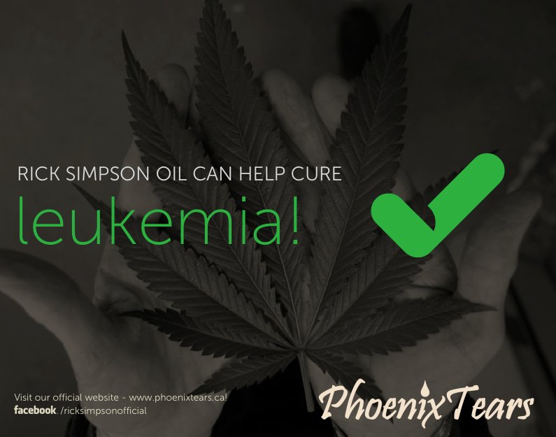 Simpson_Rick's tweet photo. #Leukemia from my experience is one of the easiest internal #cancers to #cure and we have seen spectacular results with this oil’s use. #RSO https://t.co/7Gib5EMNQt