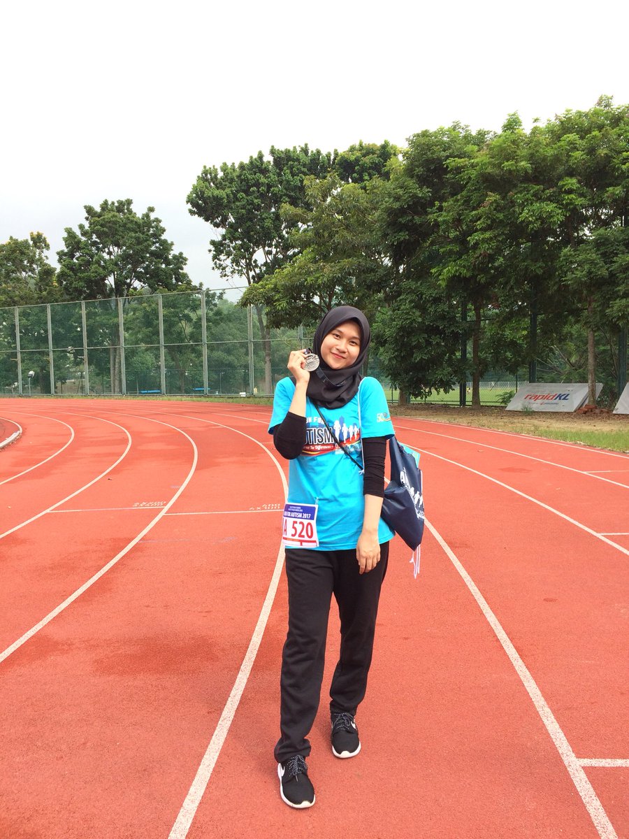 Syuk_riah's tweet photo. Biar ikhlas untuk charity, kalau tak sia2 je. THIS IS FOR YOU #AutismRun #5/11/2017 #5KM https://t.co/GWxPf4GTvg