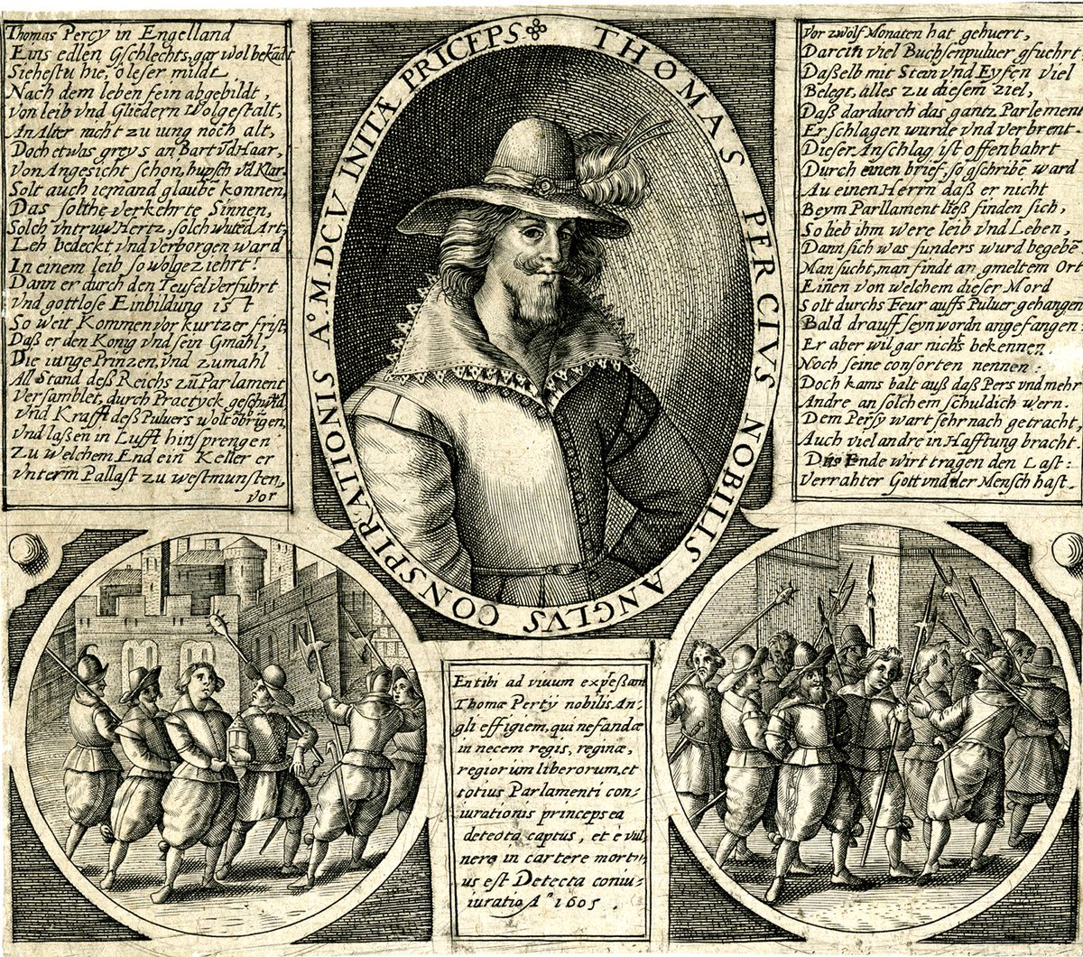 britishmuseum's tweet photo. Remember, remember the fifth of November! This print shows the arrest of #GuyFawkes and Thomas Percy for their roles in the #GunpowderPlot https://t.co/dfIllOQ9i0