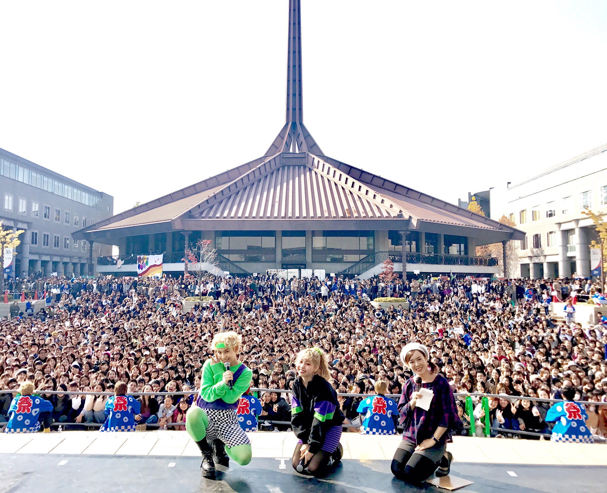 Ryuchell 愛をテーマに生きてます 今日は大阪 四天王寺大学でぺこりんとふたりでトークイベントでした いつも応援してくれているたくさんの大阪県民 ほんとうにありがとうございました おおきにぽよぽよ T