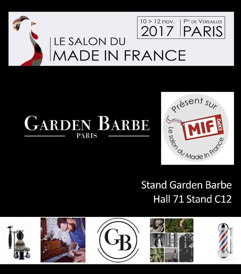 gardenbarbe's tweet photo. Garden Barbe sera présent au salon du Made in France qui aura lieu les 10, 11 et 12 novembre à Paris Pte de Versailles. https://t.co/yk8PCu1fly