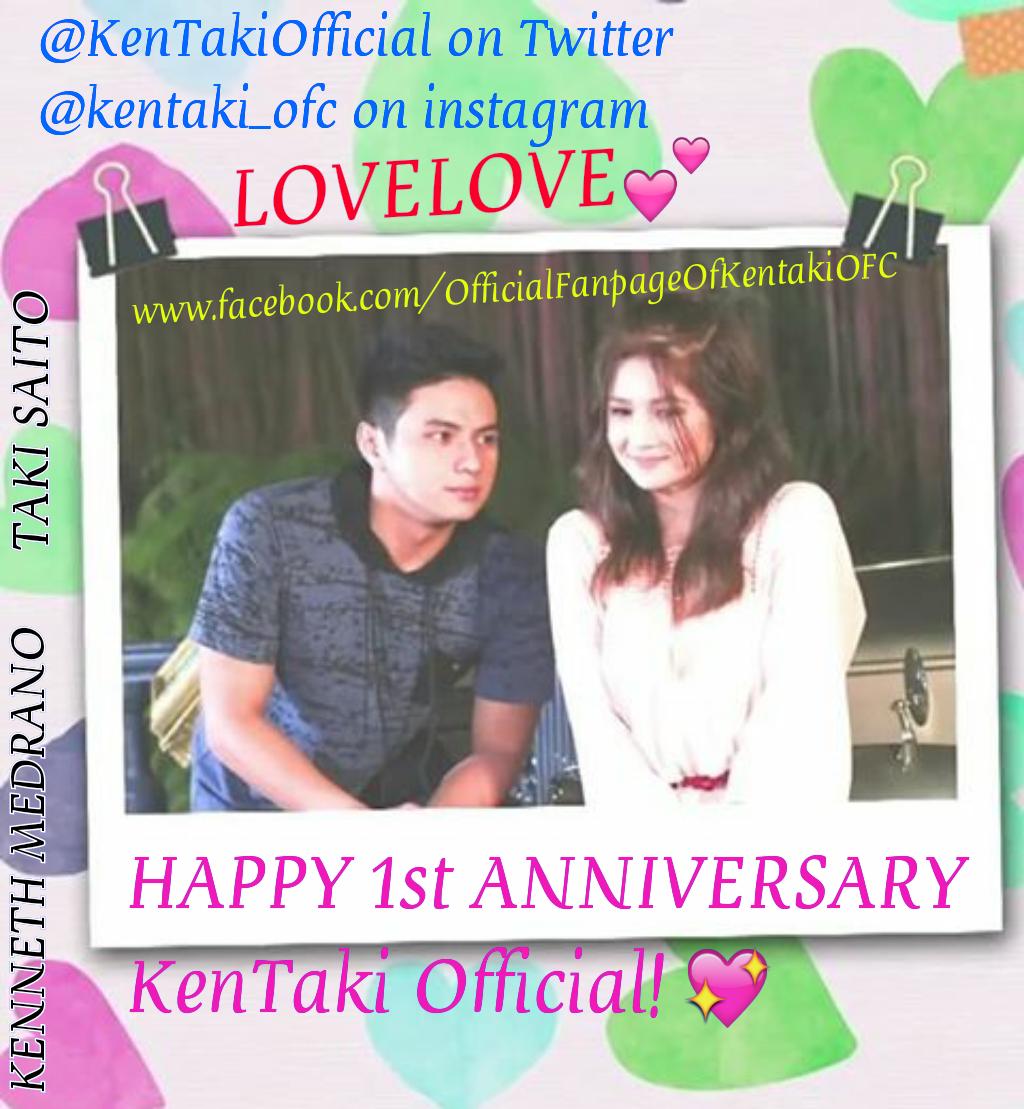KenTakiOFC's tweet photo. Happy 1st Anniversary! @kennethmedrano0 @takako2104 https://t.co/Fk2rCxbDd6