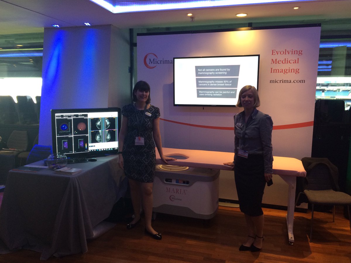 MicrimaLimited's tweet photo. All ready to welcome the delegates at BSBR. Come by and hear the latest developments in #rfimaging #breastcancer https://t.co/bbUzCKMlRN
