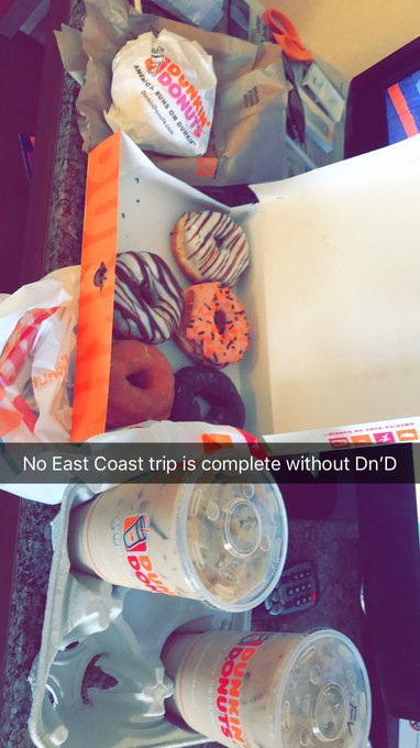 Can’t leave #NewJersey without a  visit to @DunkinDonuts🤘🏽🍩 https://t.co/5XNoQhob7i