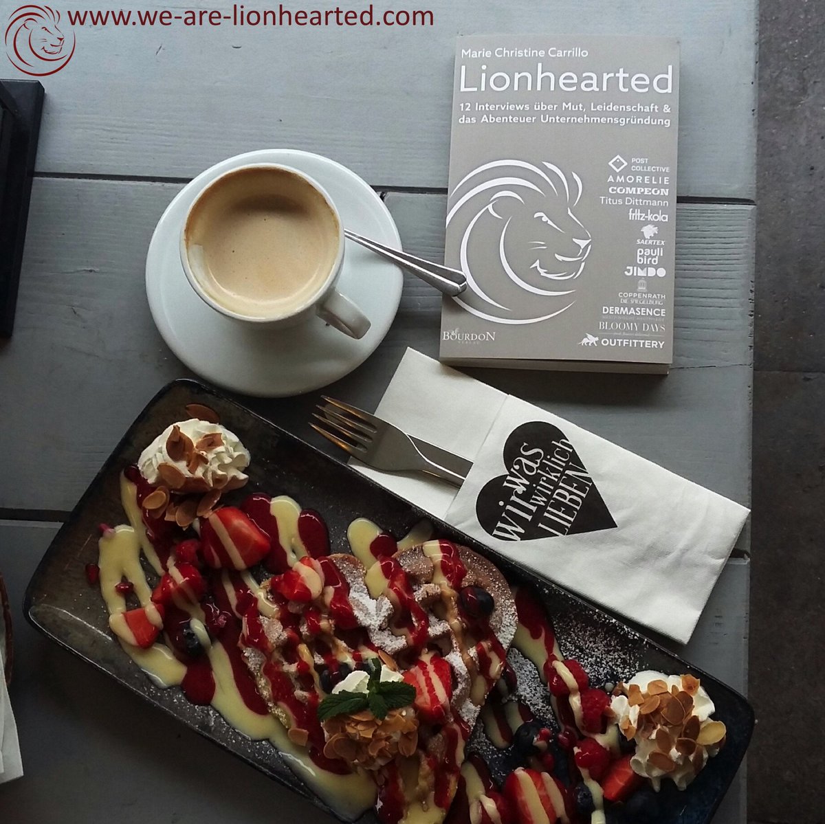 WeR_Lionhearted's tweet photo. Lange schlafen, Waffeln &amp; ein gutes Buch oder Sport machen &amp; Freunde treffen.. wie sieht euer perfekter Sonntag aus?#buchtipp #gründer #WRLH https://t.co/iJ1nRT4PdT