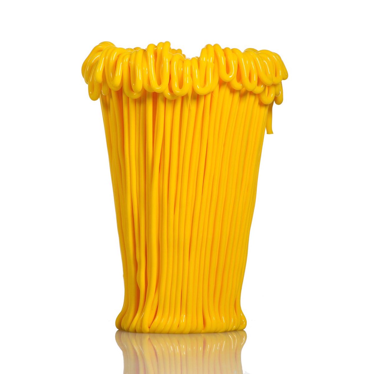 aciffosilicone's tweet photo. Serie #Frillo 🍝 
CONO SMALL GIALLO 
30cm h X 20cm 👨🏻‍🎨 Tecnica a Ugello 👨🏻‍🎨 #ciffosilicone https://t.co/llHvmZUoHv