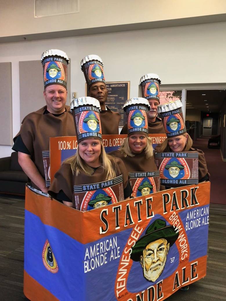 TNBrewWorks's tweet photo. How AMAZING is the TDEC Division of Radiological Health staff from the Nashville Field Office? #tnbeer #stateparkblonde #supportstateparks https://t.co/GGlP83EKXQ